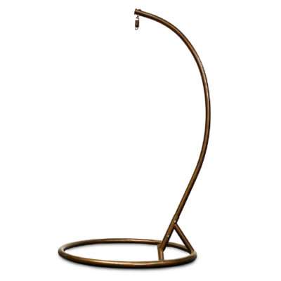 Rijoka Hanging Chair Stand – 265 lbs Capacity – 41 x 41 x 79 Inch – Indoor & Outdoor Swing Chair Stand - Brown