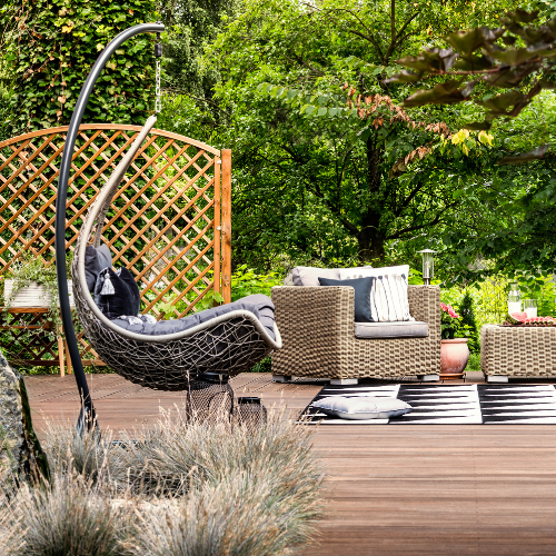Rijoka Hanging Chair Layba Twisted – Indoor & Outdoor Swing Chair - Gray Color - Build Your Own - Image 8