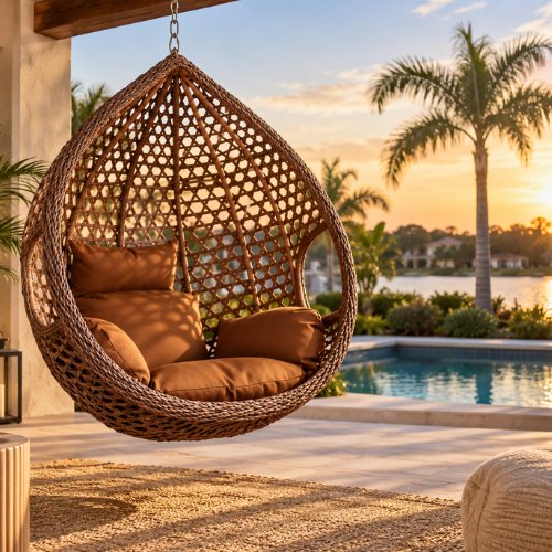 Rijoka Hanging Chair Egg Rope – Luxury Indoor & Outdoor Swing Chair - Build Your Own - Image 10