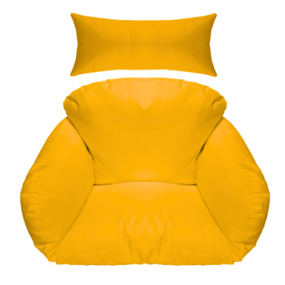 Rijoka Hanging Chair Cushion – Oker Yellow