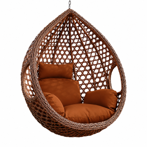 Rijoka Hanging Chair Cushion – Terracotta - Image 5